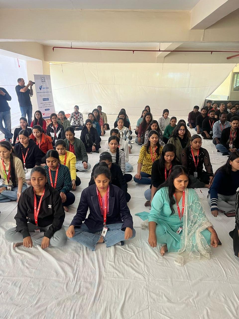 Participants seated together during a learning session